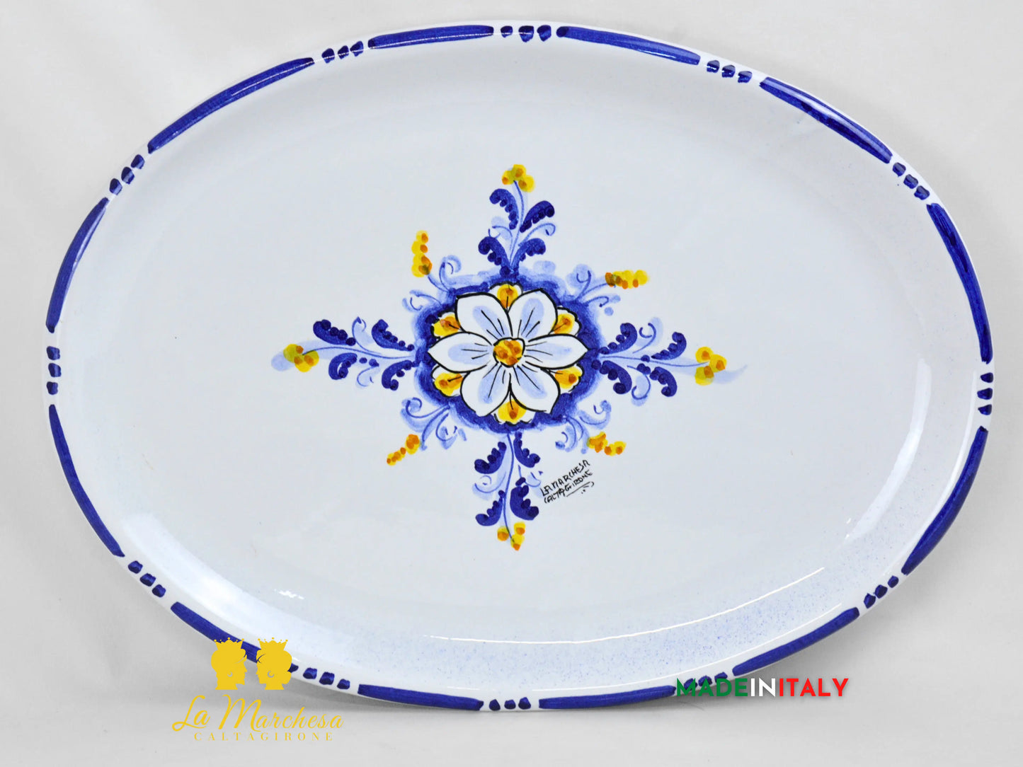 Antipastiera Cena Fredda in Ceramica di Caltagirone - Vari Modelli