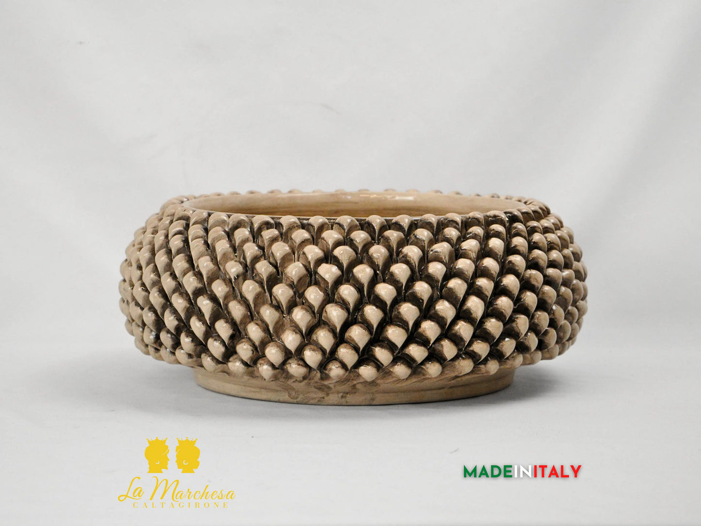 Centrotavola Ciotola Pigna in Ceramica di Caltagirone - Vari Modelli