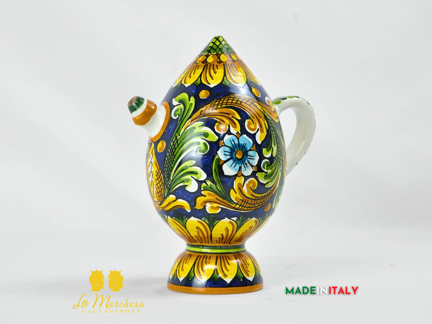 Brocca Tipica "Bummulu Malandrino" in Ceramica di Caltagirone - 250ml