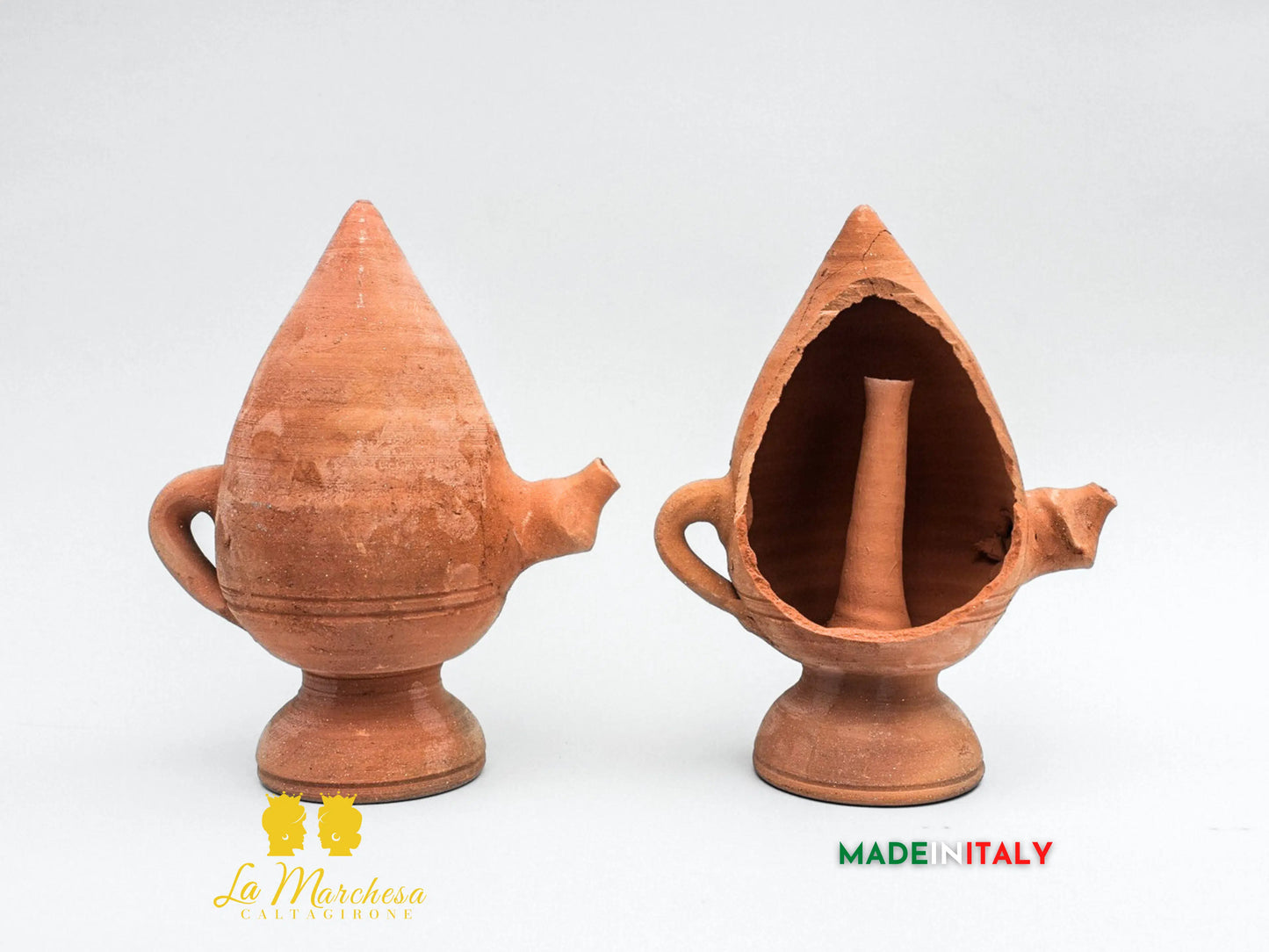 Brocca Tipica "Bummulu Malandrino" in Ceramica di Caltagirone - Vari Formati
