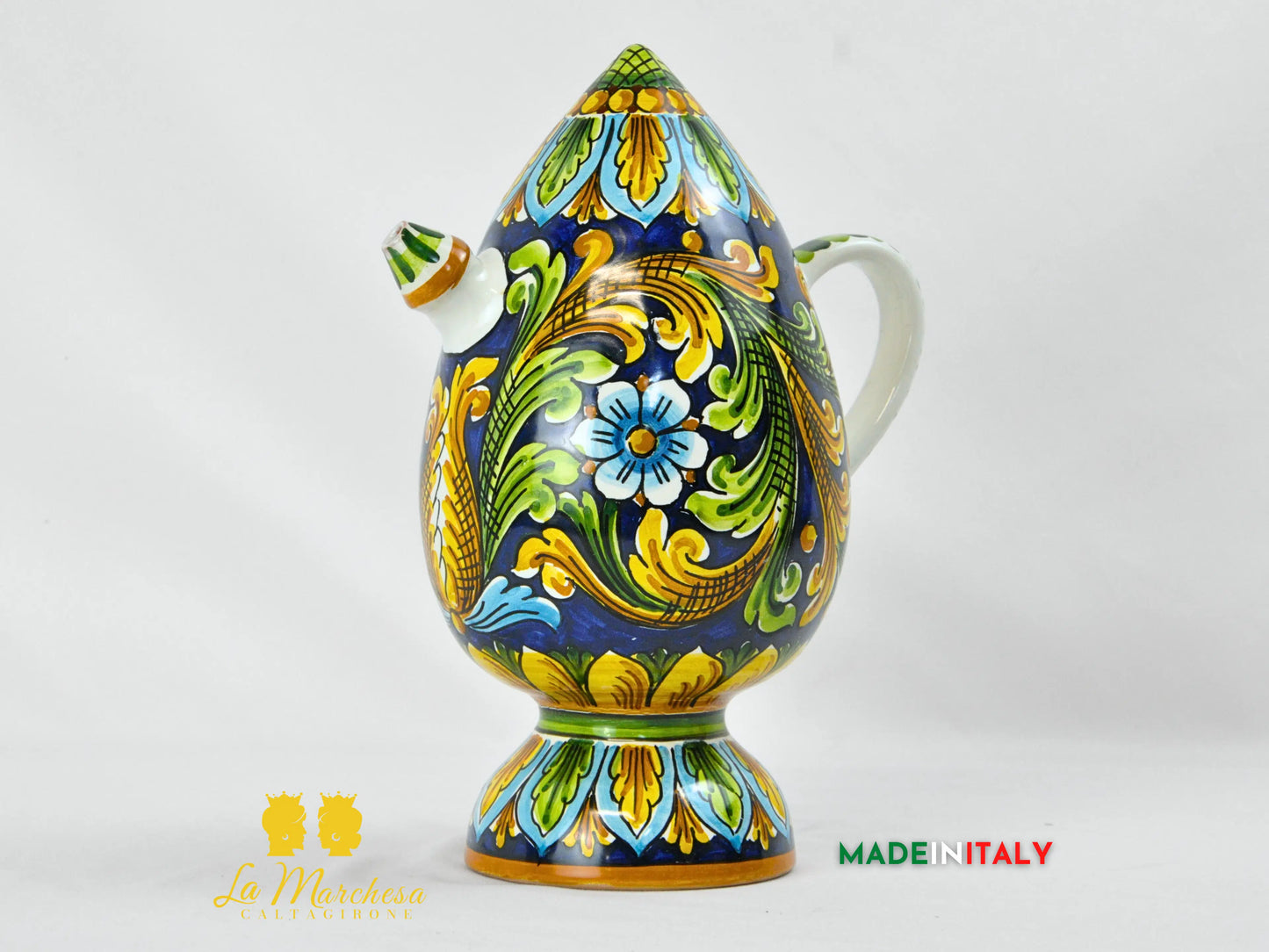 Brocca Tipica "Bummulu Malandrino" in Ceramica di Caltagirone - 750ml