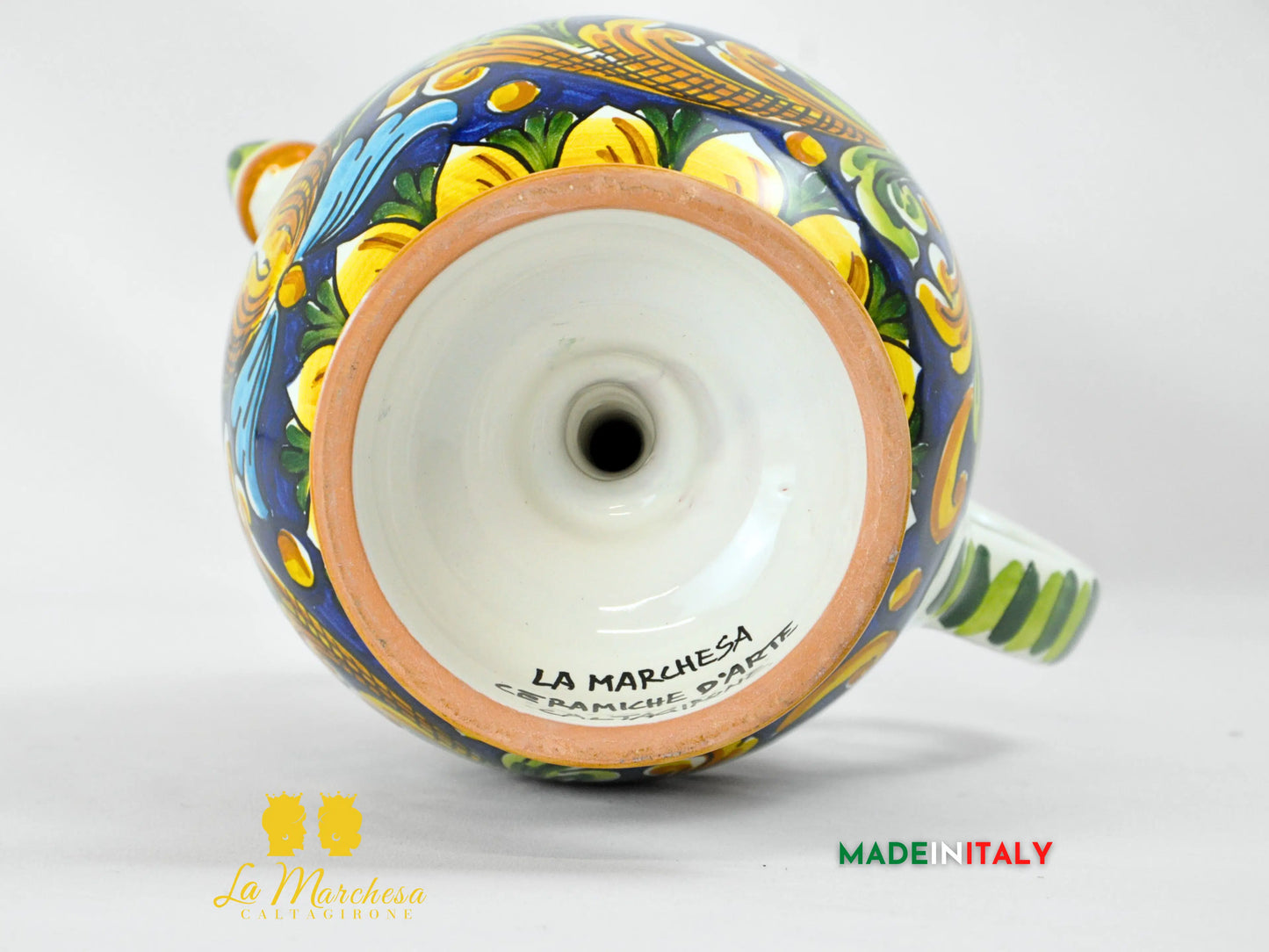 Brocca Tipica "Bummulu Malandrino" in Ceramica di Caltagirone - Vari Formati
