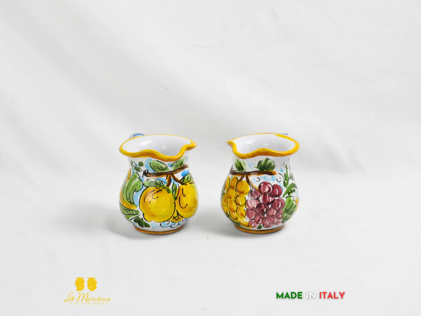 Brocca in Ceramica di Caltagirone decorato Caraffa decorata - Varie Misure
