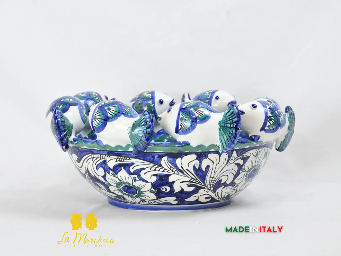 Centrotavola decorato in Ceramica di Caltagirone – Vari Modelli