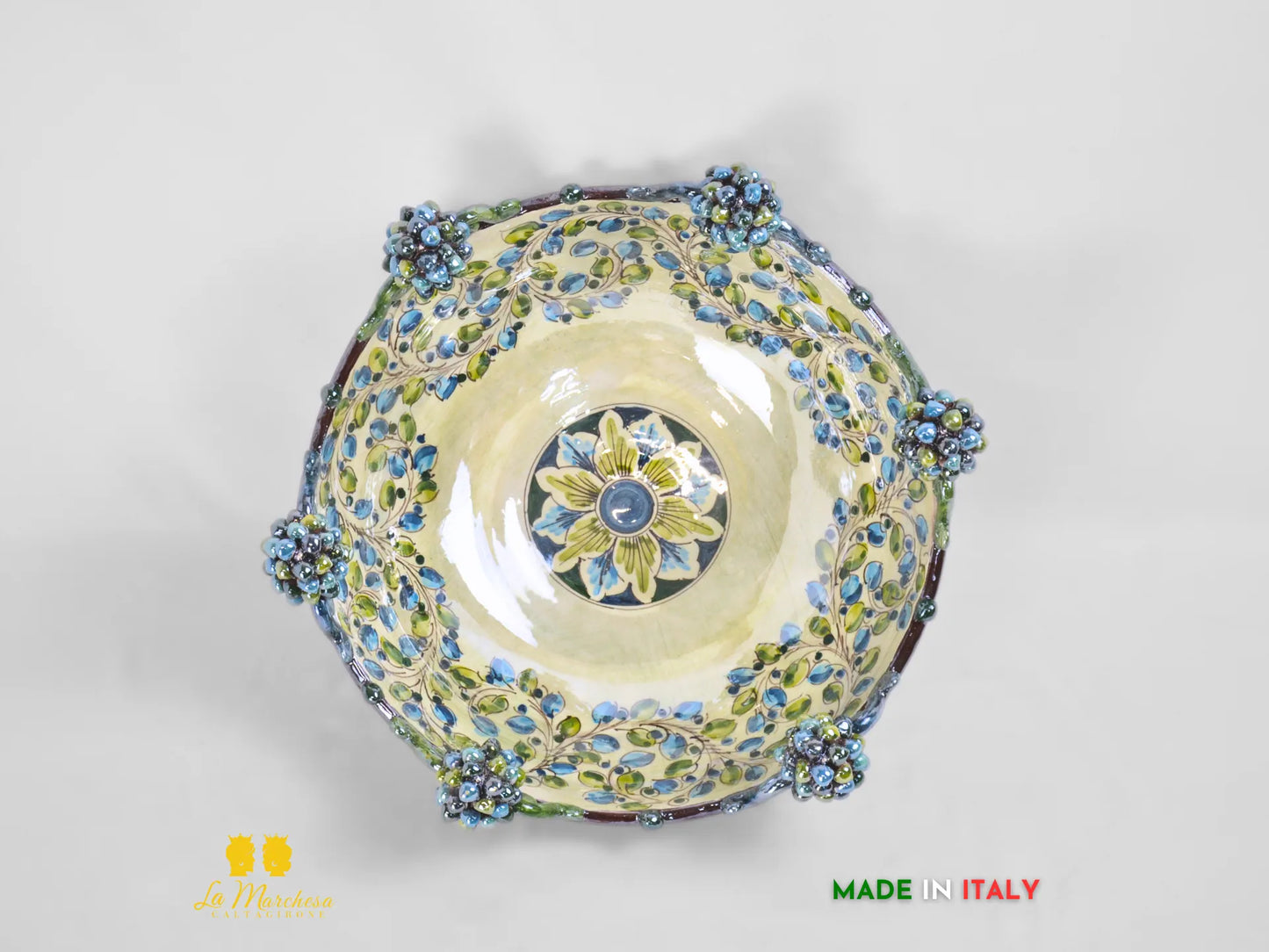 ciotola in ceramica di caltagirone