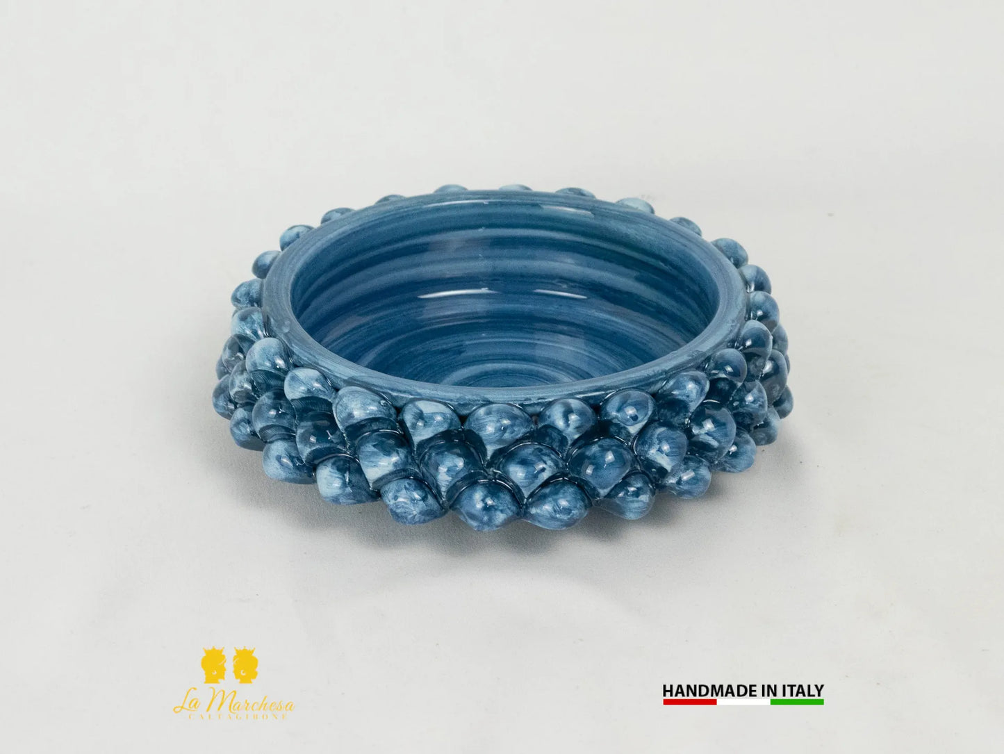 Ciotola in Ceramica di Caltagirone Pigna 13cm - vari colori
