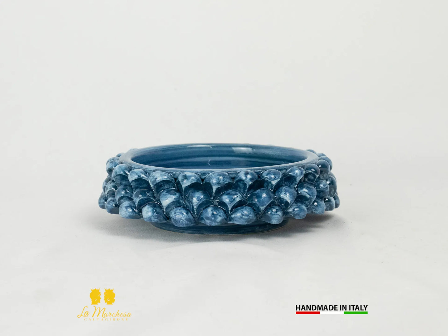 Ciotola in Ceramica di Caltagirone Pigna 13cm - vari colori