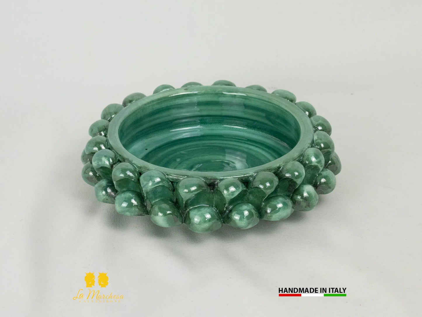 Ciotola in Ceramica di Caltagirone Pigna 13cm - vari colori