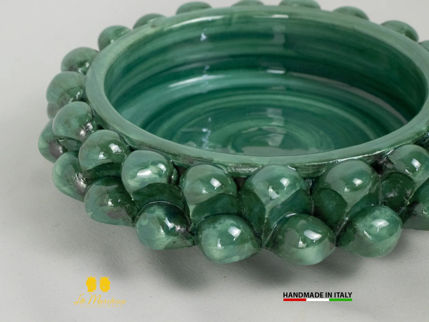 Ciotola in Ceramica di Caltagirone Pigna 13cm - vari colori