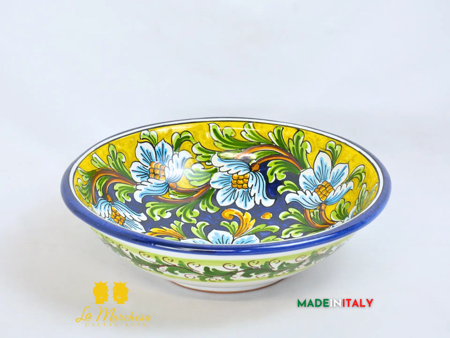 Ciotola Decorata in Ceramica di Caltagirone - Vari Modelli