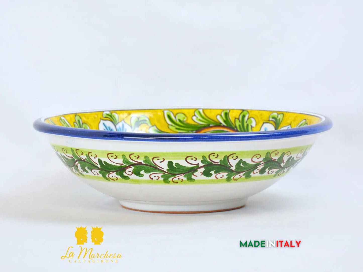 Ciotola Decorata in Ceramica di Caltagirone - Vari Modelli