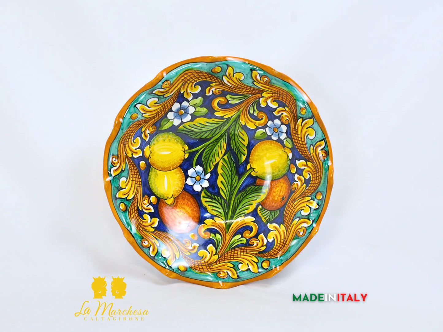Ciotola Decorata in Ceramica di Caltagirone - Vari Modelli