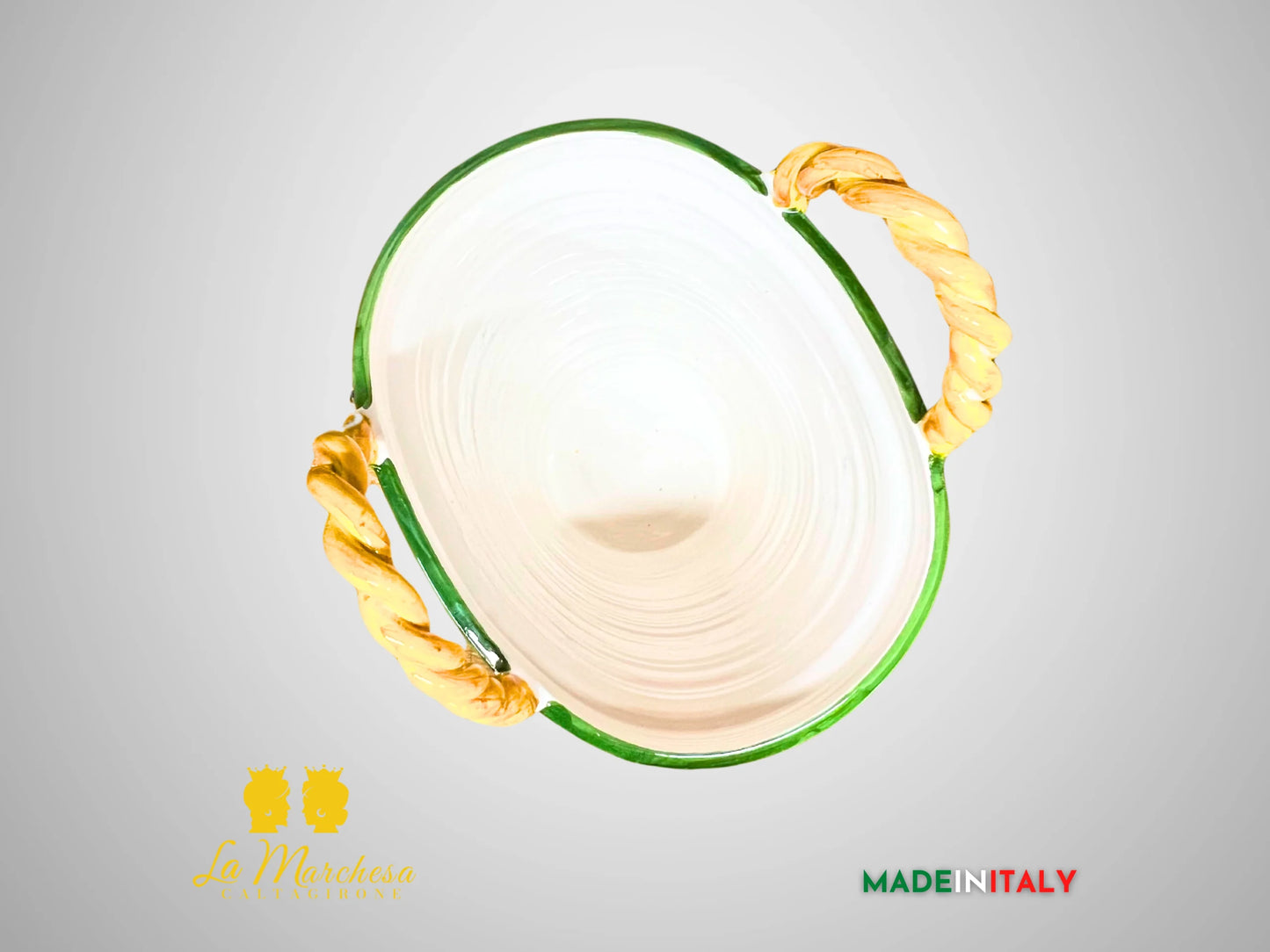 Coffa Siciliana Portavaso Ceramica di Caltagirone carretto - varie misure