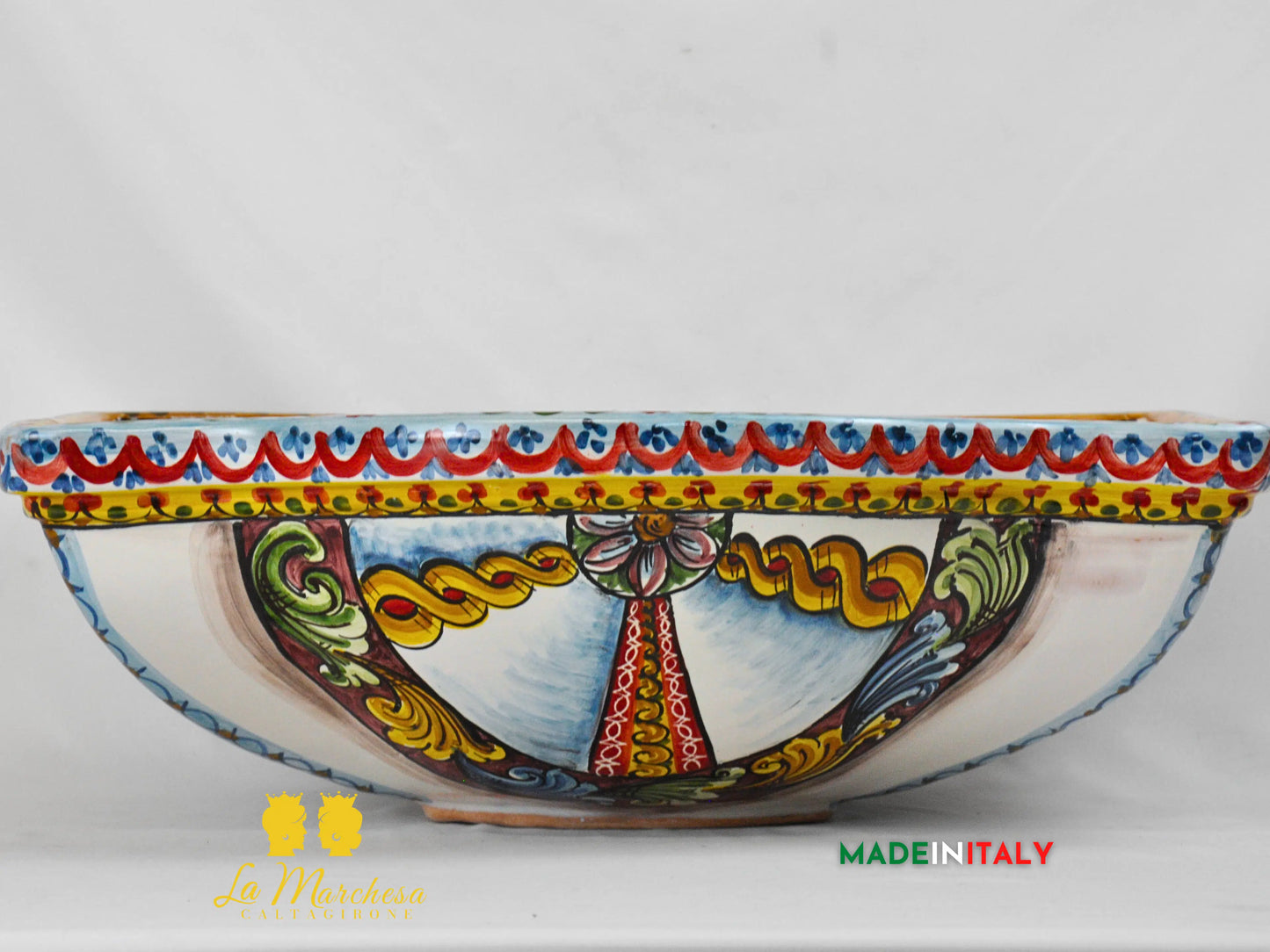 Fontana da Muro in Ceramica di Caltagirone - Vari Decori