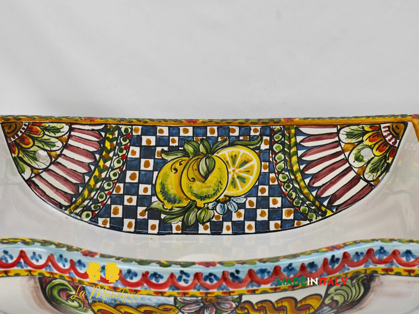 Fontana da Muro in Ceramica di Caltagirone - Vari Decori