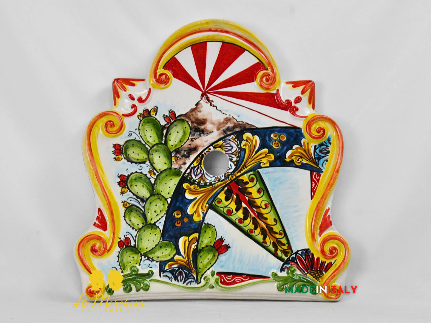 Fontana da Muro in Ceramica di Caltagirone - Vari Decori