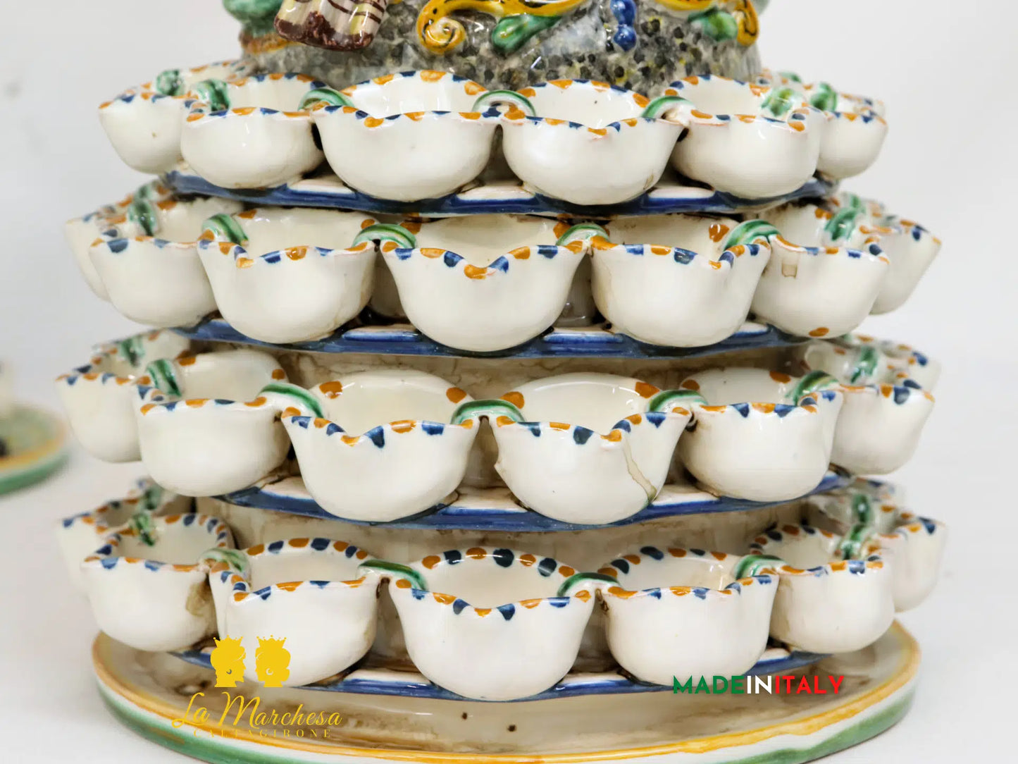 Lumiere Decorate in Ceramica di Caltagirone 31cm