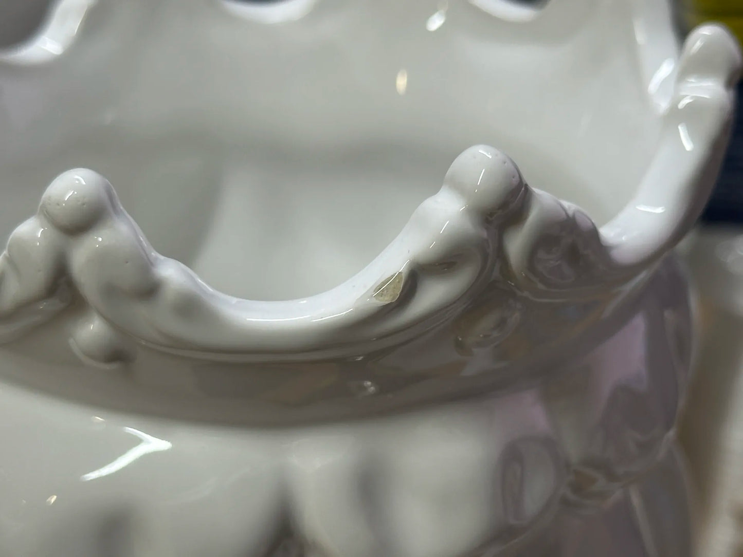 OUTLET - Teste di Moro in Ceramica di Caltagirone bianche minimal