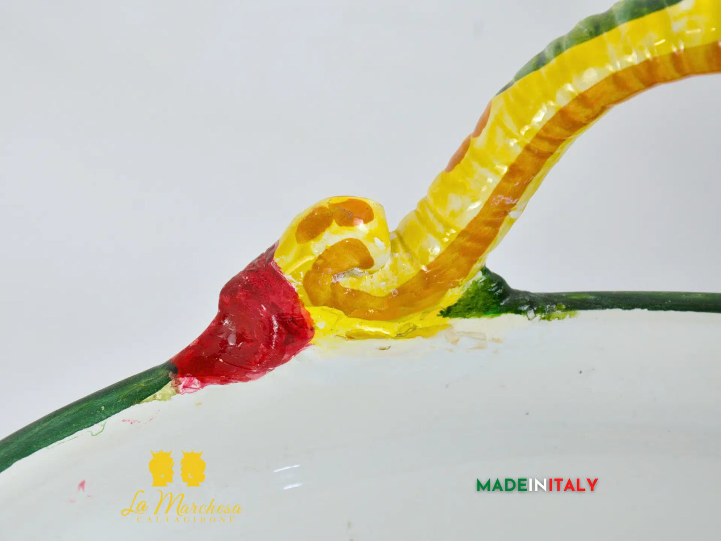 OUTLET - Vaso Coffa Siciliana Portavaso in Ceramica di Caltagirone fichi d'india