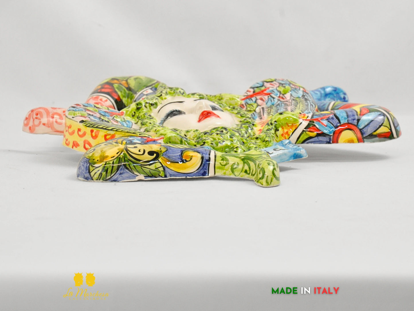 OUTLET Trinacria in Ceramica Caltagirone Carretto Siciliano 32cm