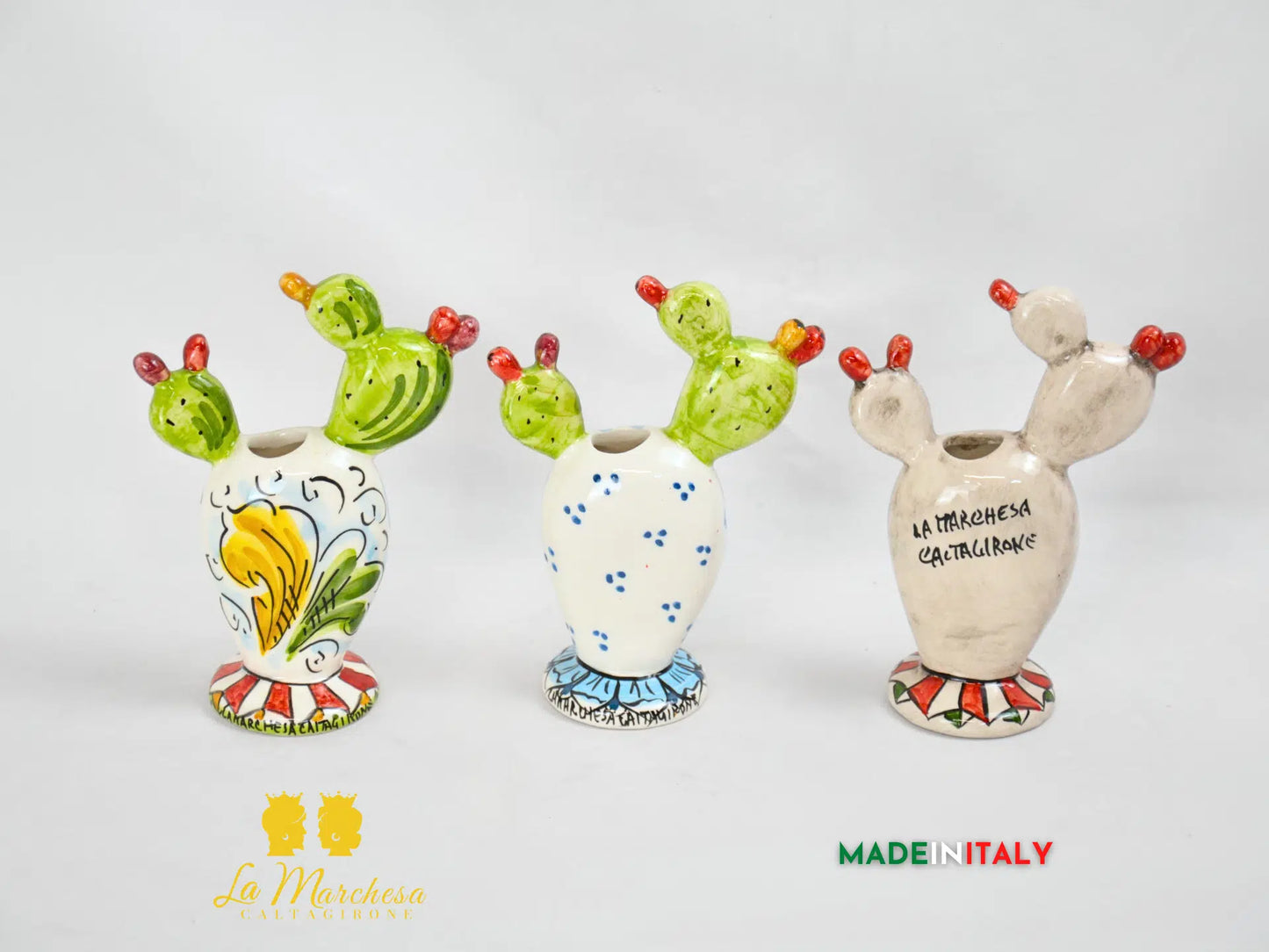 Profumatore ambiente in Ceramica di Caltagirone Fichi d'india - Vari Decori