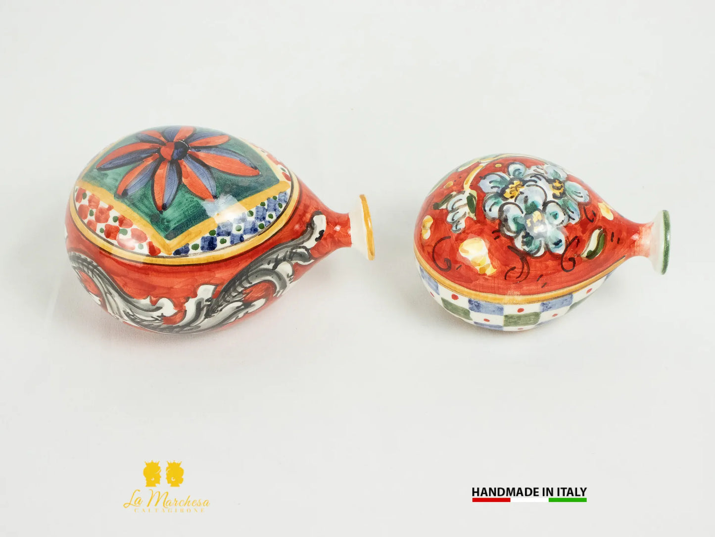 Palloncini in Ceramica di Caltagirone decorati a mano - Vari modelli