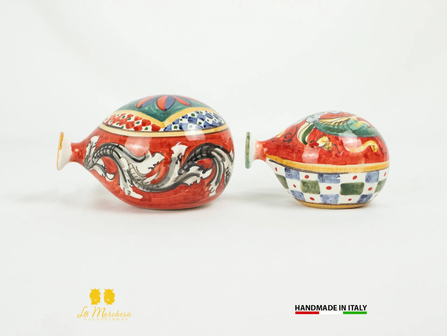 Palloncini in Ceramica di Caltagirone decorati a mano - Vari modelli