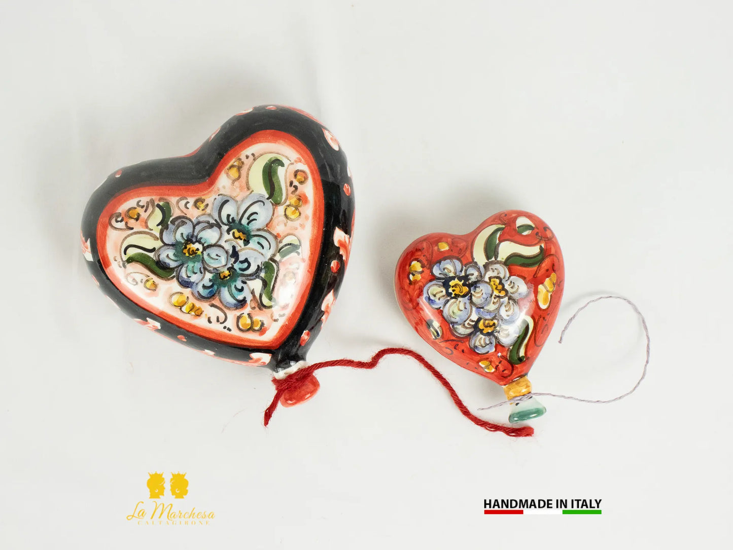 Palloncini in Ceramica di Caltagirone decorati a mano - Vari modelli