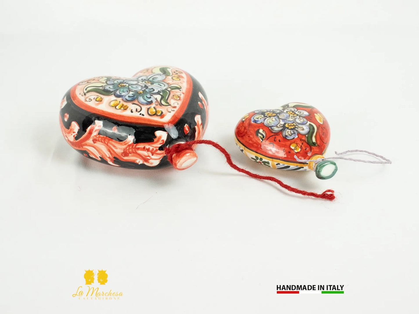 Palloncini in Ceramica di Caltagirone decorati a mano - Vari modelli