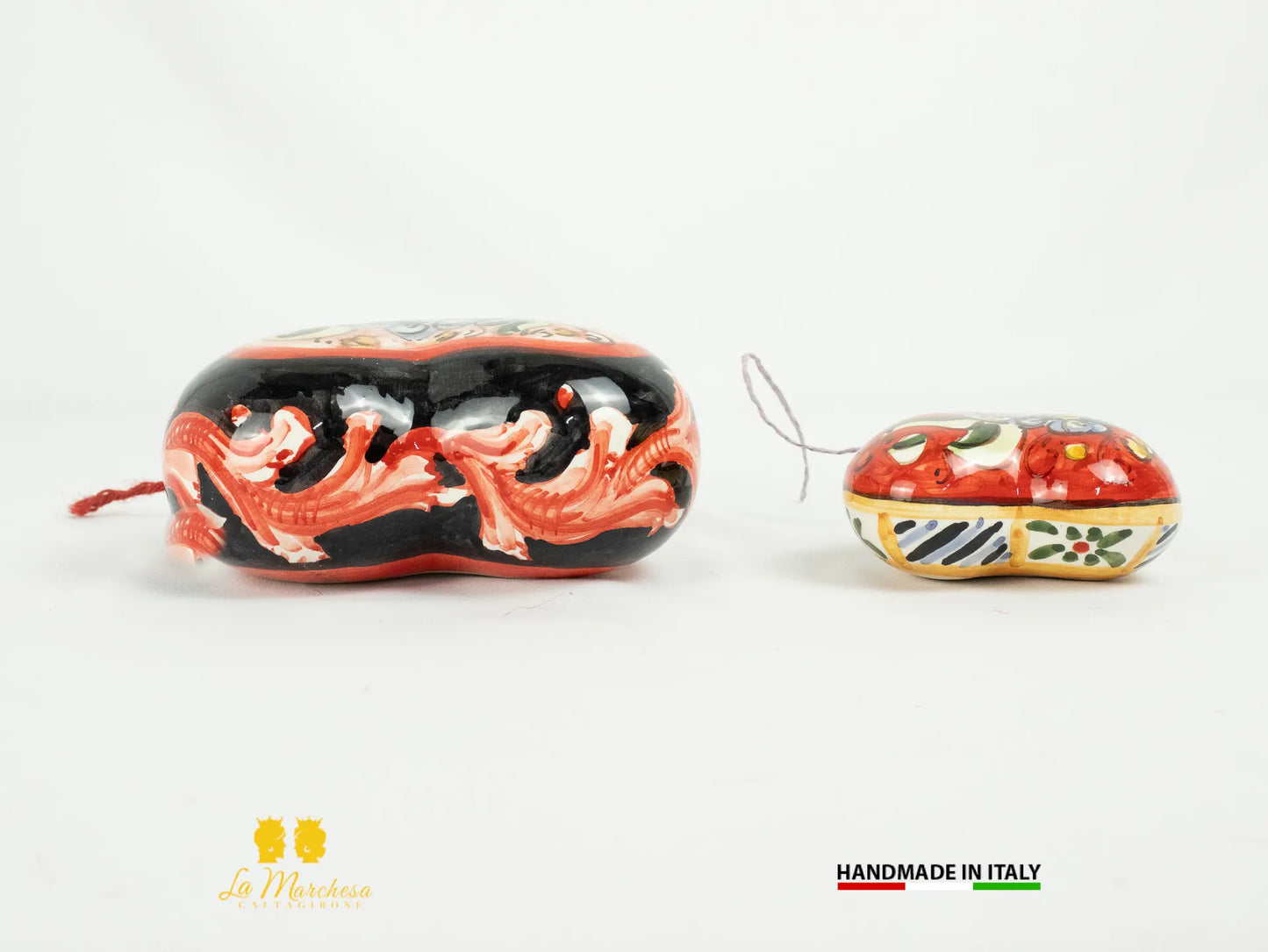 Palloncini in Ceramica di Caltagirone decorati a mano - Vari modelli