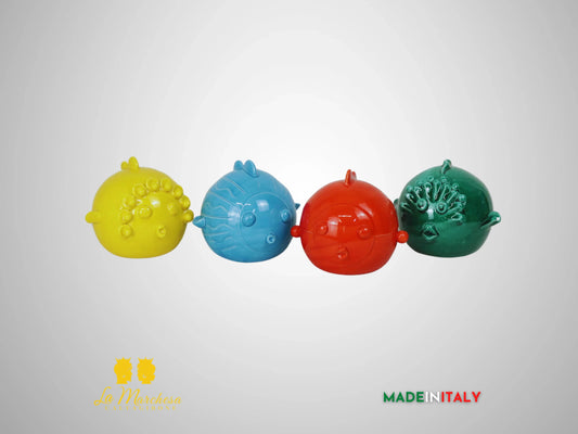 Pesce Monocolore in Ceramica di Caltagirone - Vari Colori (3)