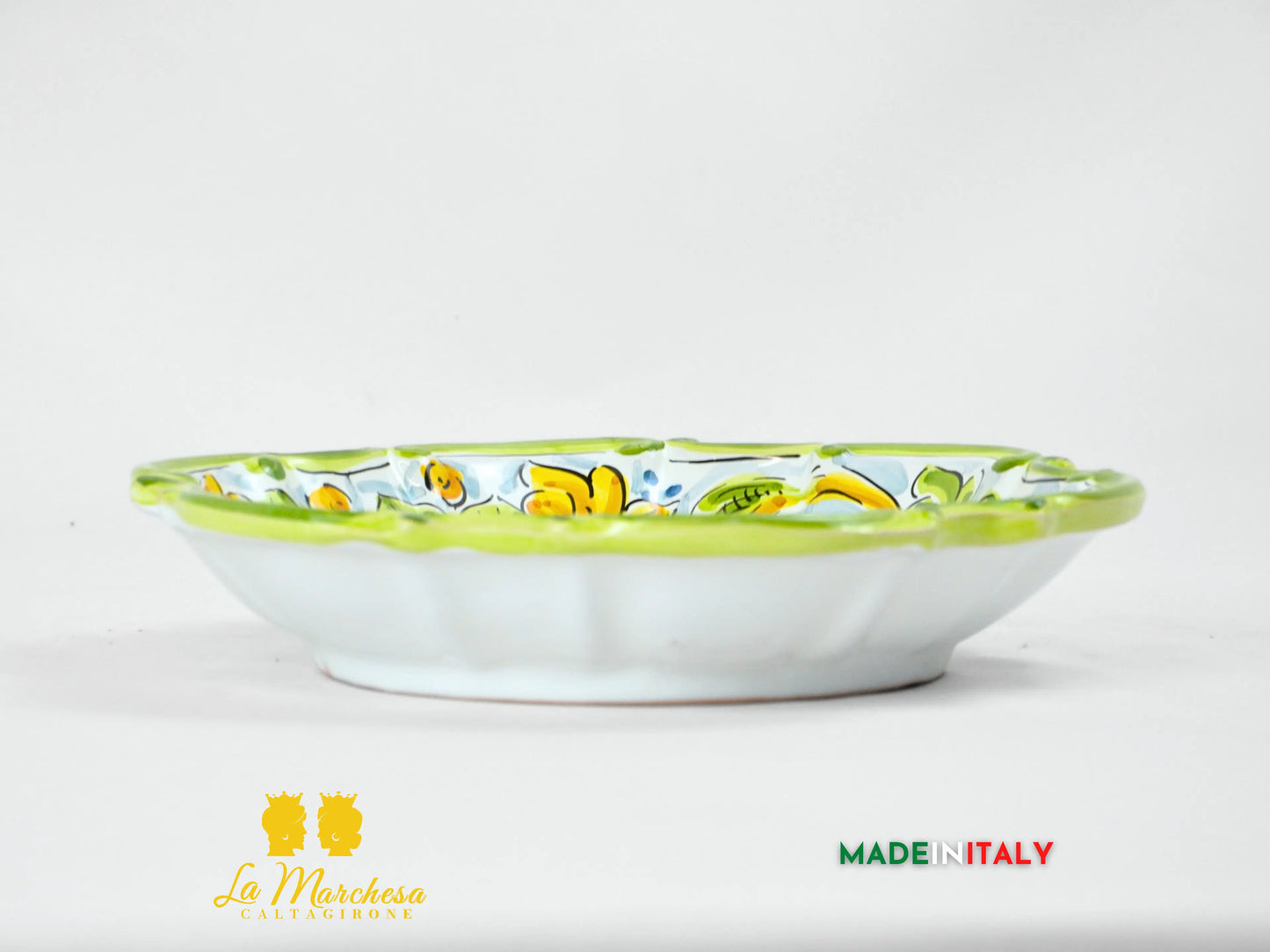 Piatto Barocco Decorato in Ceramica di Caltagirone - Vari Modelli