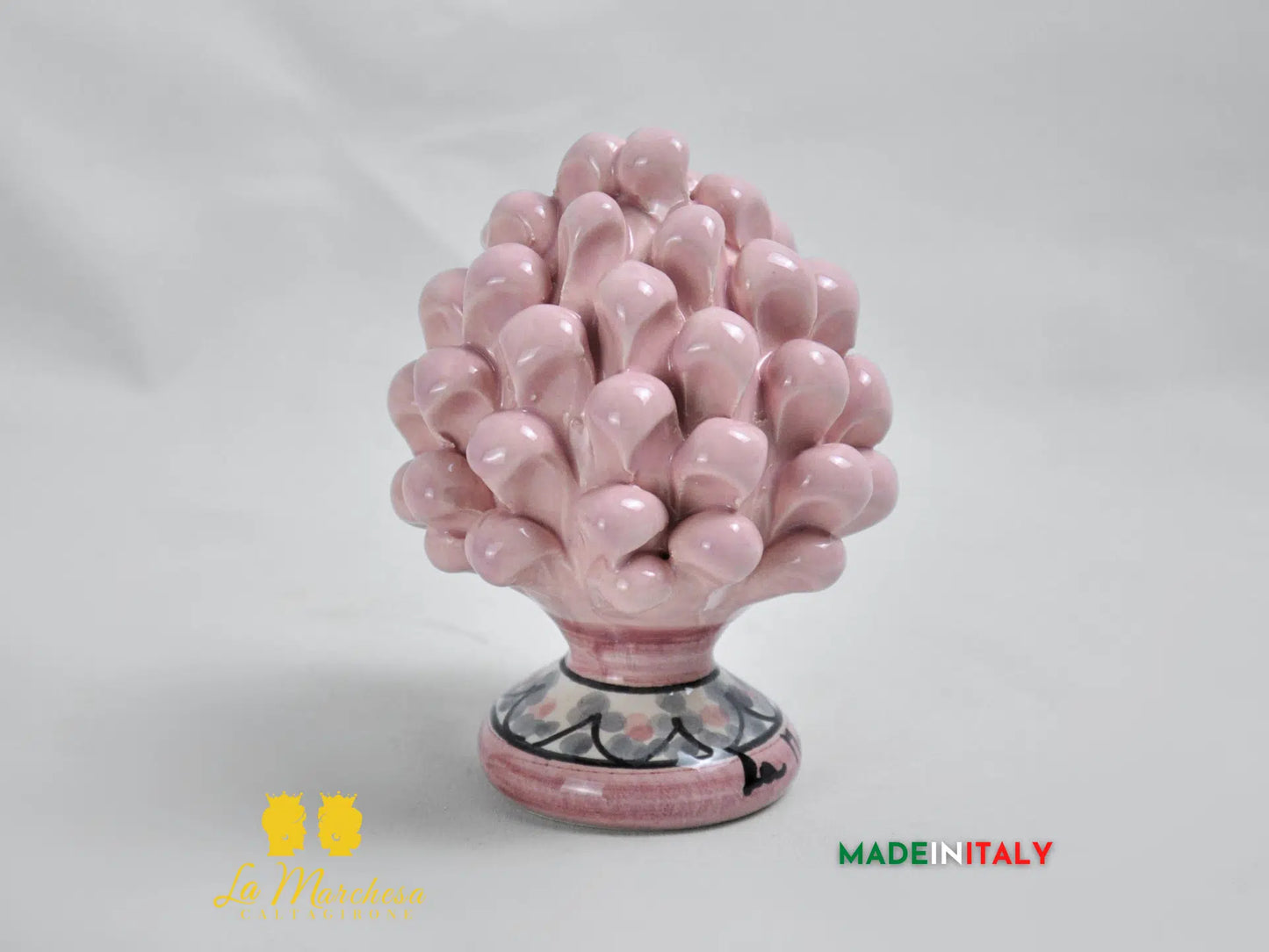Pigna Siciliana Colorata in Ceramica di Caltagirone 11cm - Vari Colori