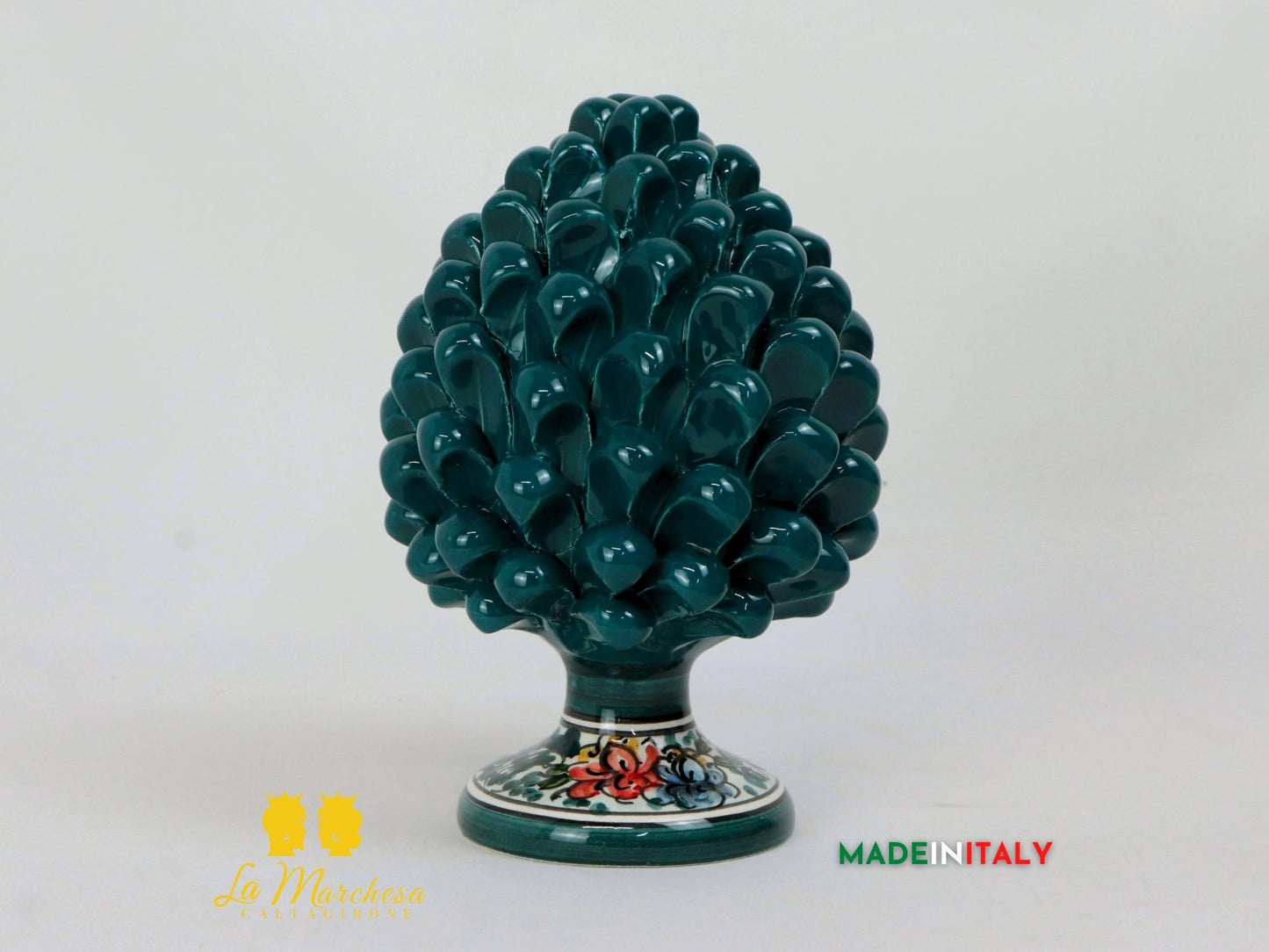 Pigna Siciliana in Ceramica di Caltagirone 21cm - Vari colori