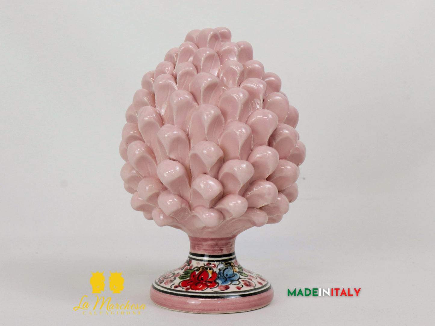 Pigna Siciliana in Ceramica di Caltagirone 21cm - Vari colori