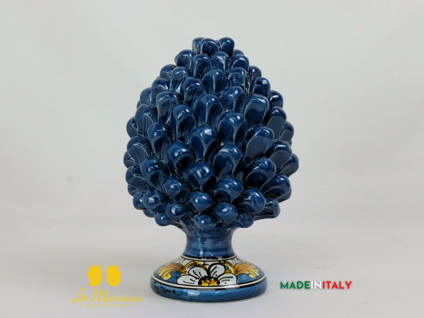 Pigna Siciliana in Ceramica di Caltagirone 21cm - Vari colori