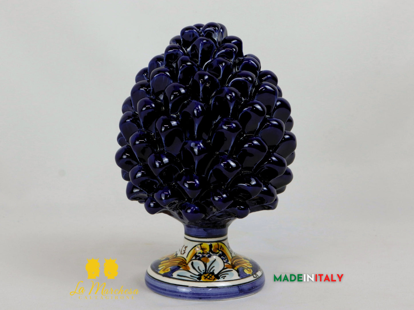 Pigna Siciliana in Ceramica di Caltagirone 21cm - Vari colori