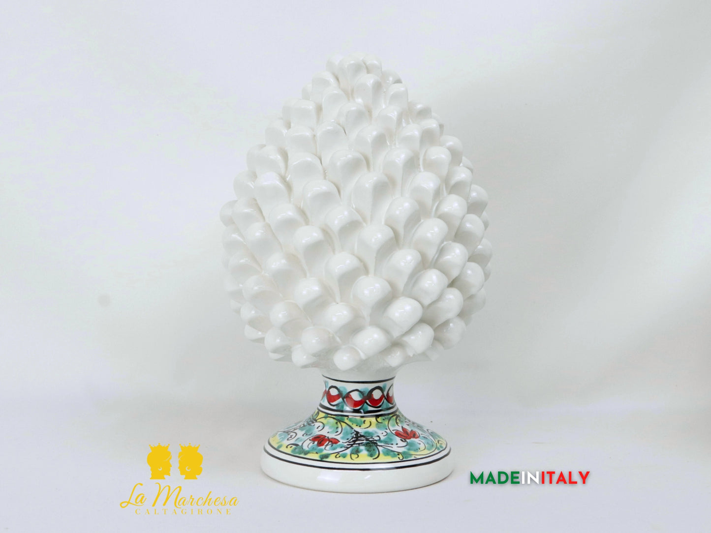 Pigna Siciliana in Ceramica di Caltagirone 27cm - Vari Modelli