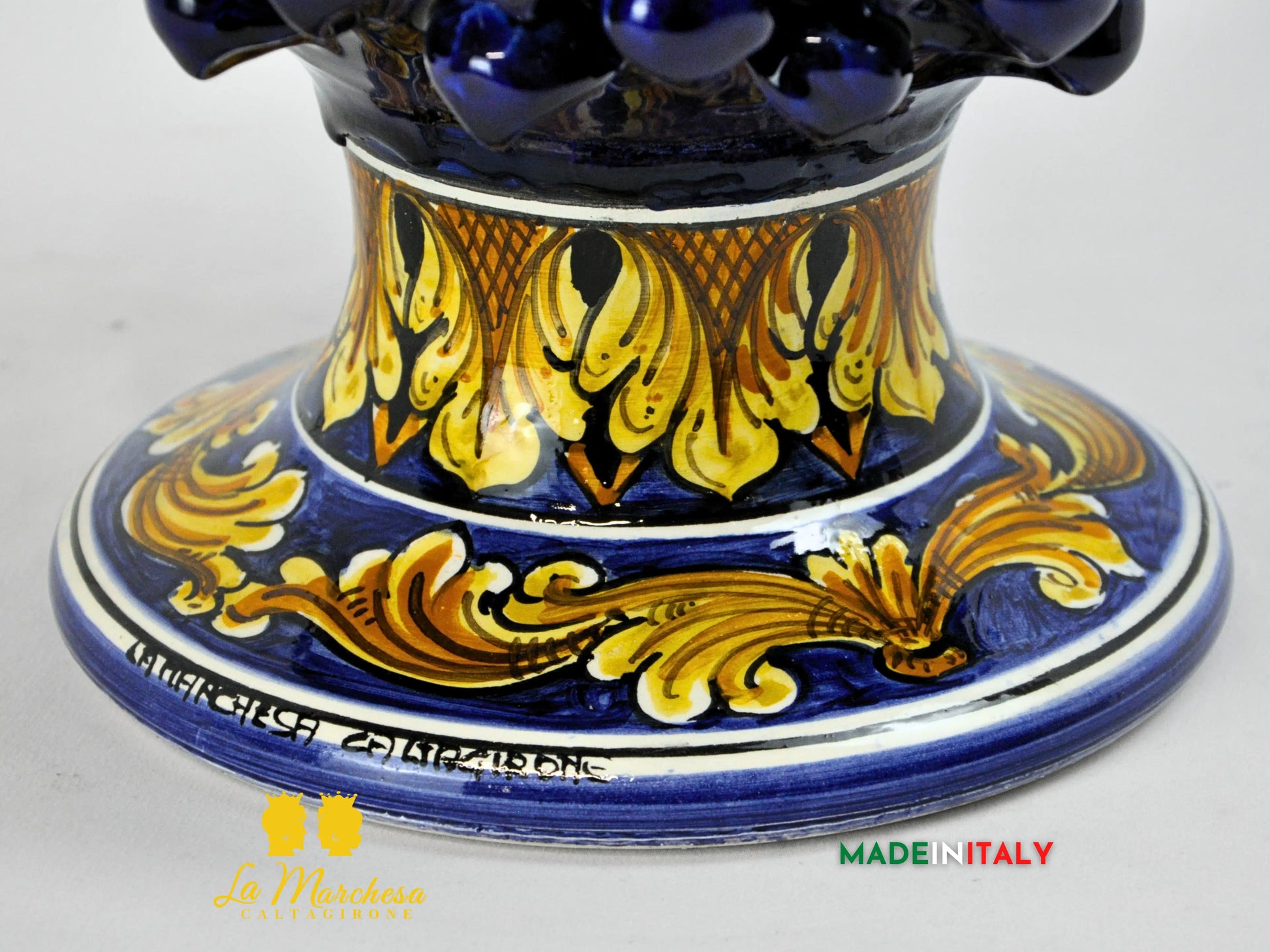 Pigna Artigianale in Ceramica di Caltagirone 40/42cm - Vari Modelli