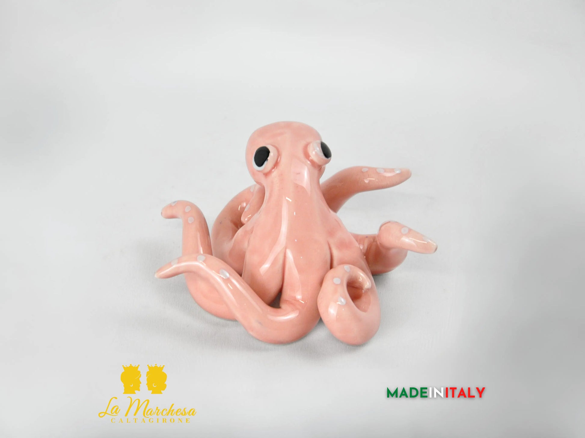 Polipetto Colorato in Ceramica di Caltagirone 11cm - Vari Colori