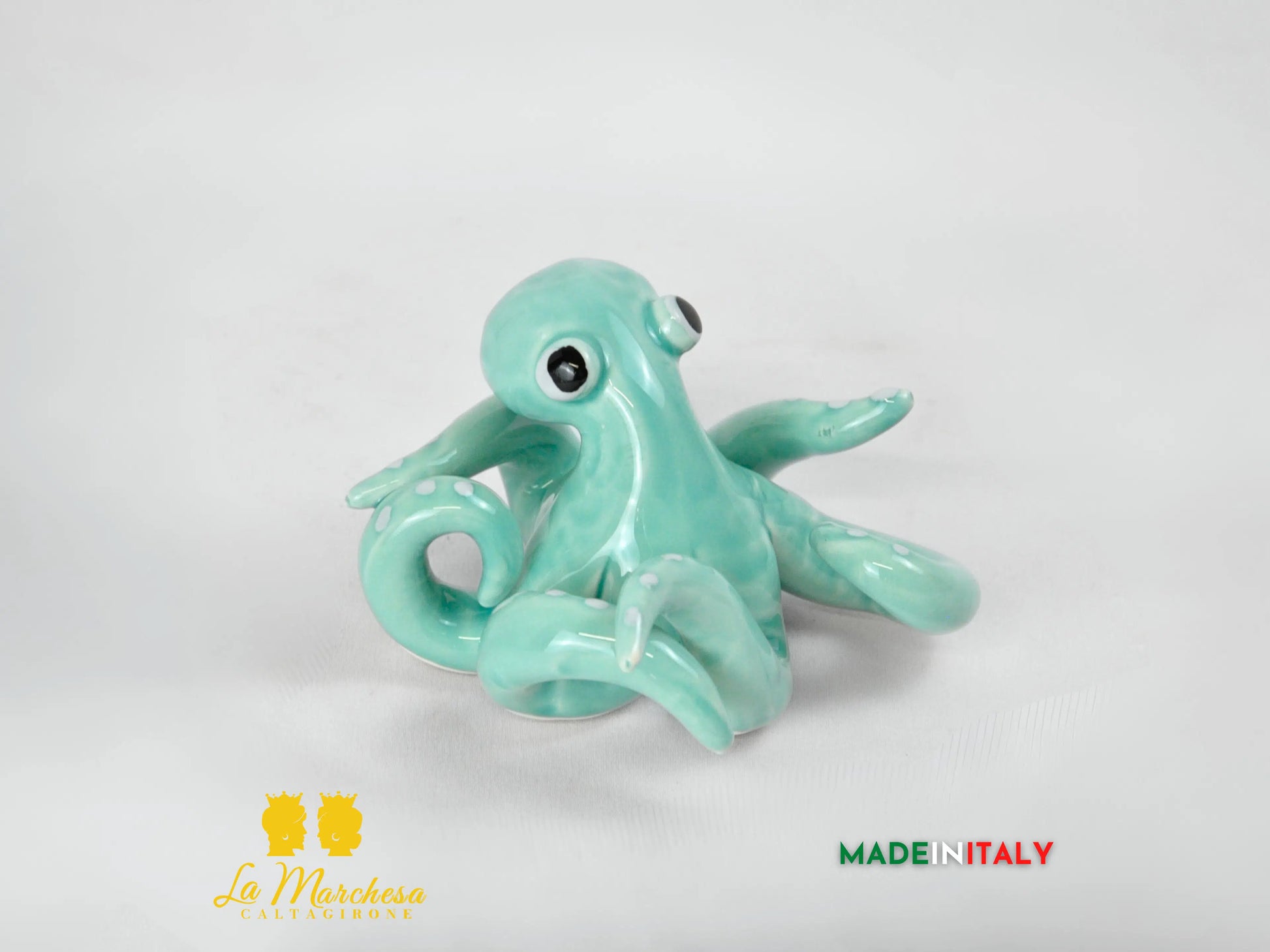 Polipetto Colorato in Ceramica di Caltagirone 11cm - Vari Colori