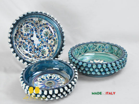 Svuotatasche Madreperla in Ceramica di Caltagirone - Vari Modelli