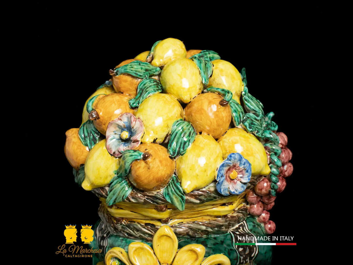 Testa di Moro Uomo Classica cesto frutta h52
