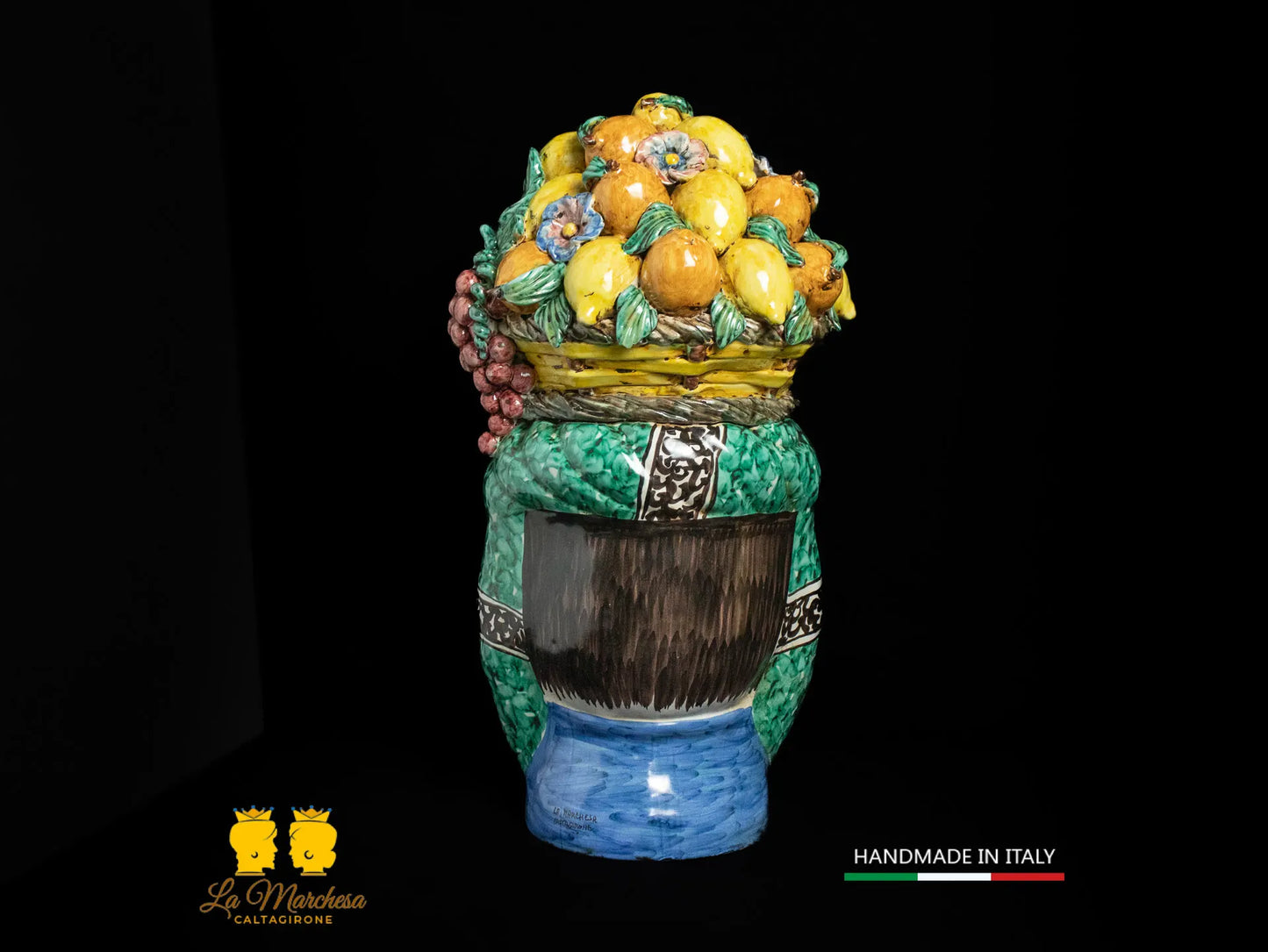 Testa di Moro Uomo Classica cesto frutta h52