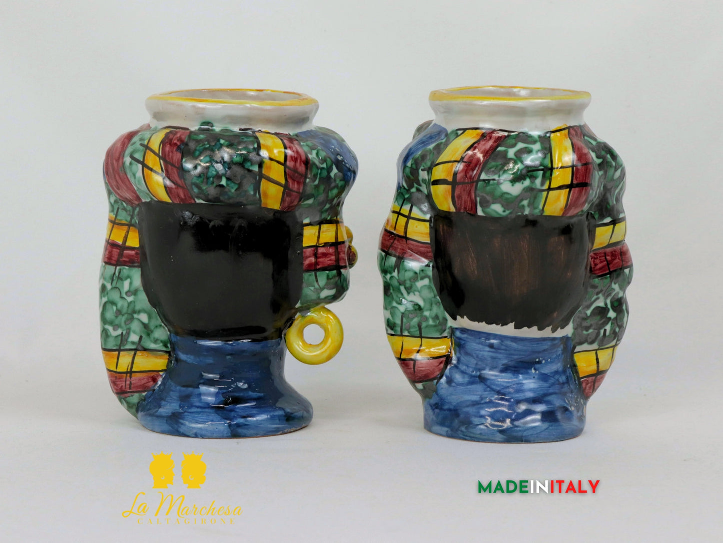 Teste di Moro Classica in Ceramica di Caltagirone - Vari Modelli