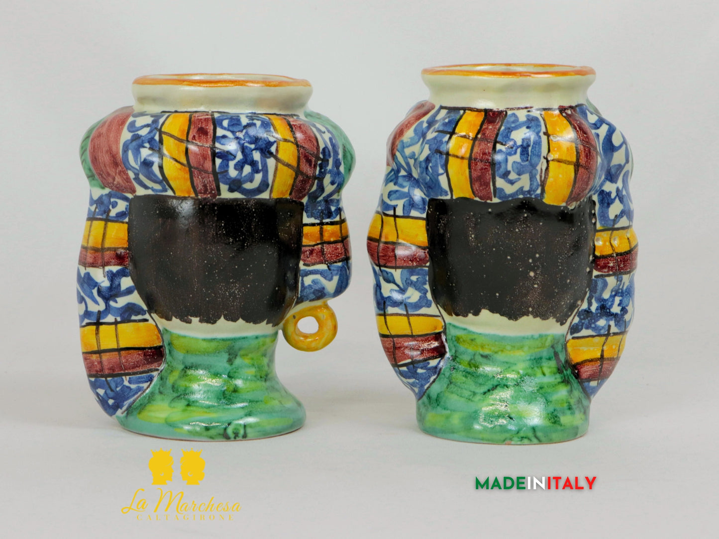 Teste di Moro Classica in Ceramica di Caltagirone - Vari Modelli