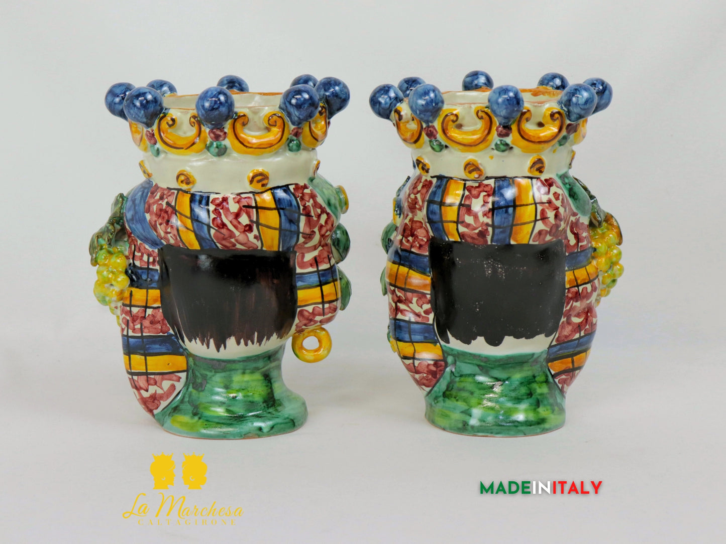 Teste di Moro Classica in Ceramica di Caltagirone - Vari Modelli