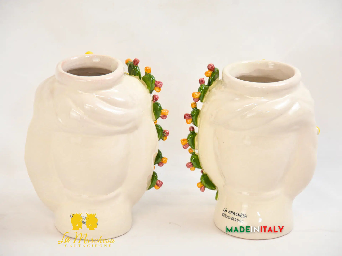 Teste di Moro Ortigia Smalto Sabbiato in Ceramica di Caltagirone - Vari Modelli