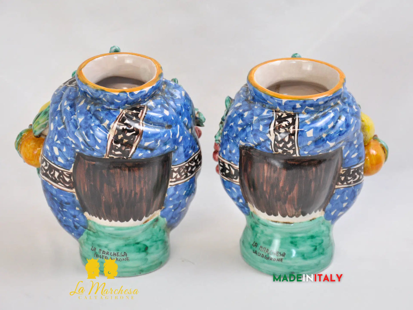 Teste di Moro Ortigia in Ceramica di Caltagirone 20cm - Vari Modelli