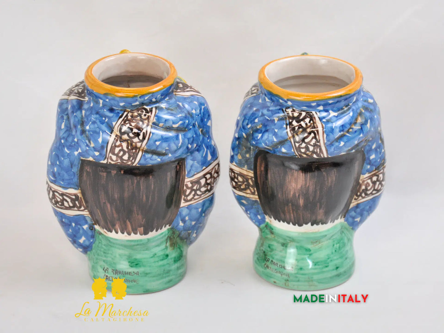 Teste di Moro Ortigia in Ceramica di Caltagirone 20cm - Vari Modelli